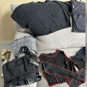 Lot of 8 festival/club shirts